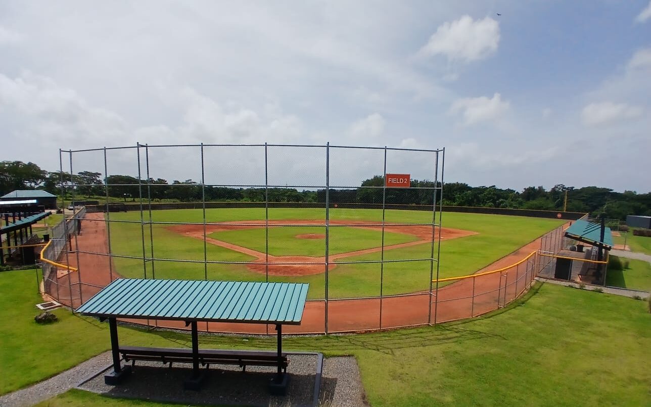 Complejo de béisbol de los Baltimore Orioles — Campo de césped natural, vistas desde sus alrededores