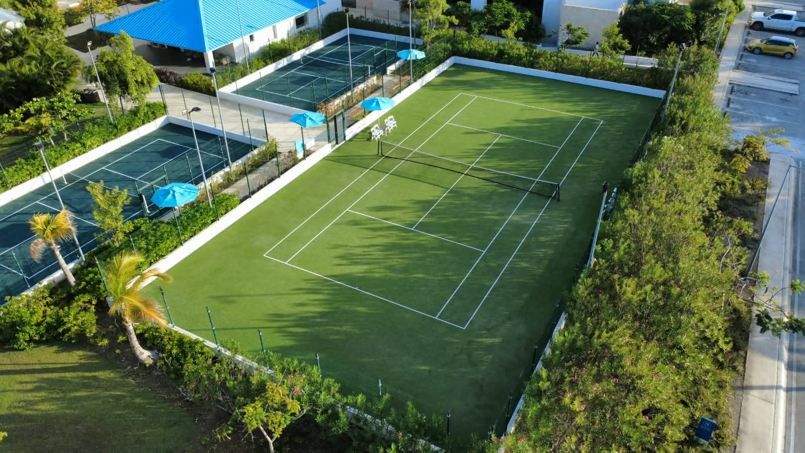 Canchas y pisos de Dreams Cap Cana Resort & Spa — Canchas de tenis y pickleball